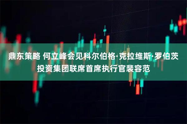 鼎东策略 何立峰会见科尔伯格·克拉维斯·罗伯茨投资集团联席首席执行官裴容范